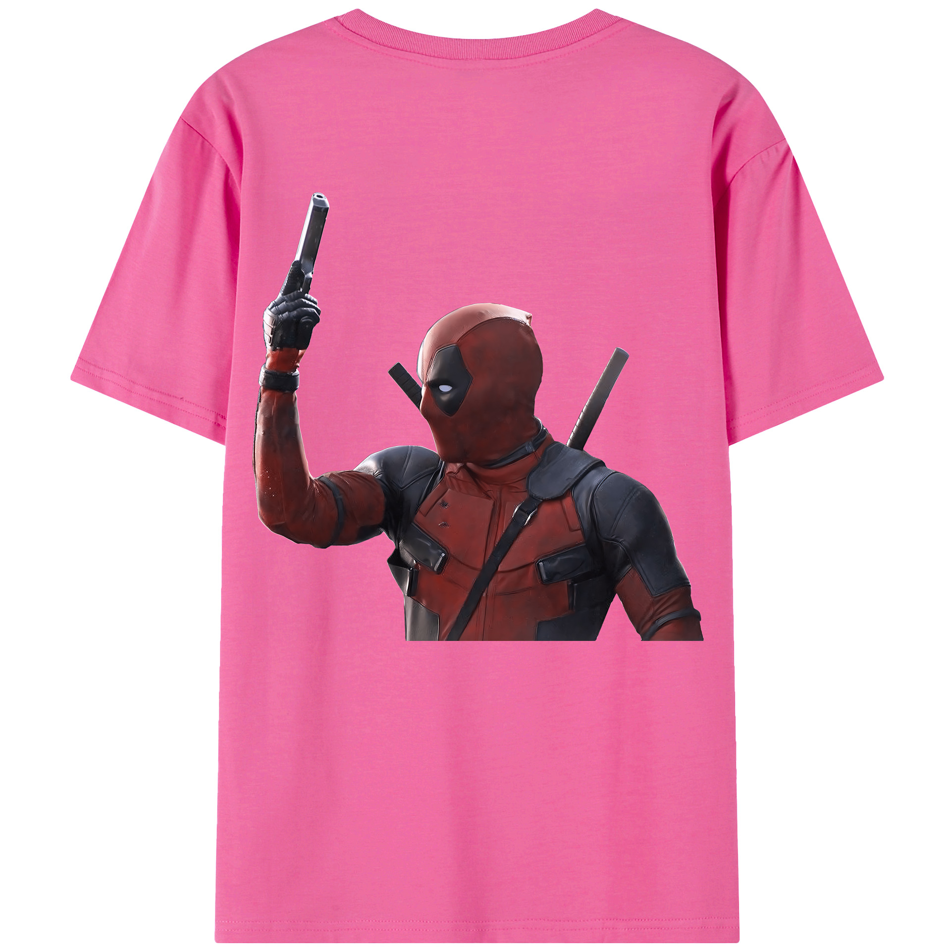 （画像用） Deadpool デッドプール レディース半袖Tシャツ(バックプリント)